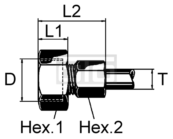 Straight Stud Coupling