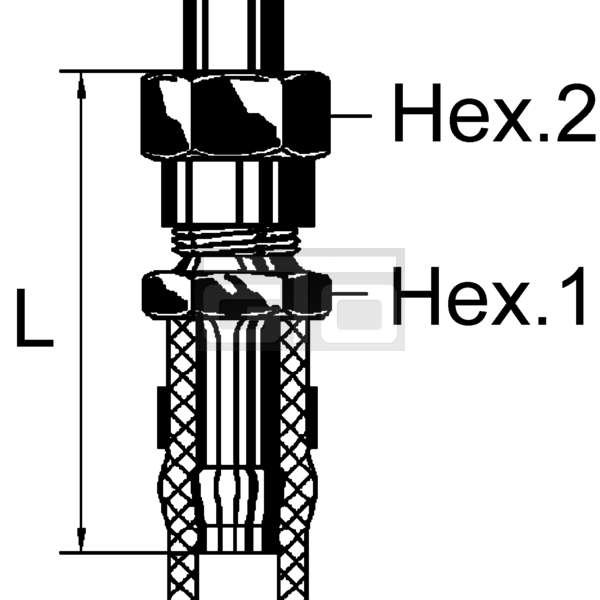 Straight Coupling with Hose Coupling