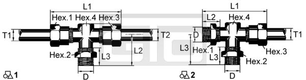 T-Verschraubung