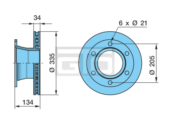 REMSCHIJF 3308_-SB _5T_-6L_--