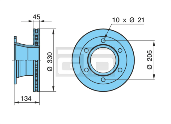 REMSCHIJF 3307_-SB _5T_-6L_--