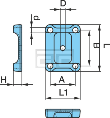 Spring Pad Left SPRING PAD F120 -80S - GTO Transport and Safety