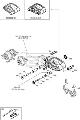 REPAIR KIT BRAKE CALIPER TS2 4309 - Image 3