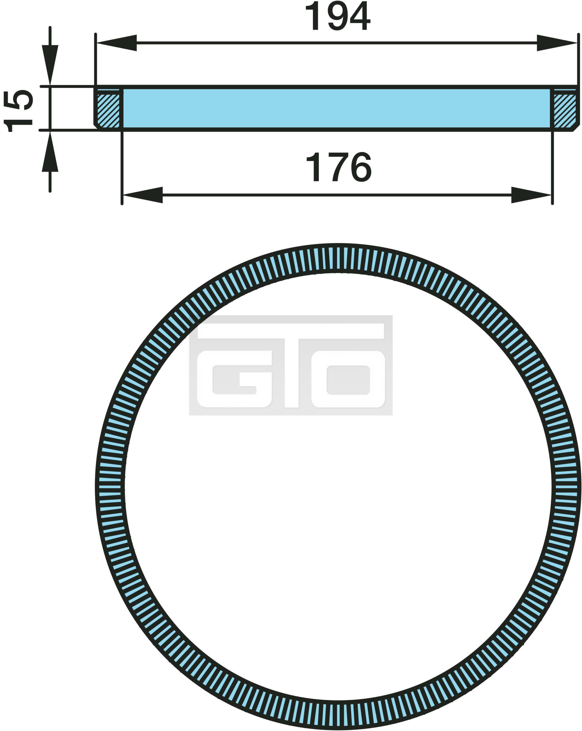 ABS EXITER RING 10T Z 100 SHRUNKEN GTO Transport And Safety abs-exiter-ring-10t-z-100-shrunken-gto-transport-and-safety