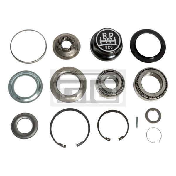 Reparatieset voor rollagers met asmoer en naafkap.