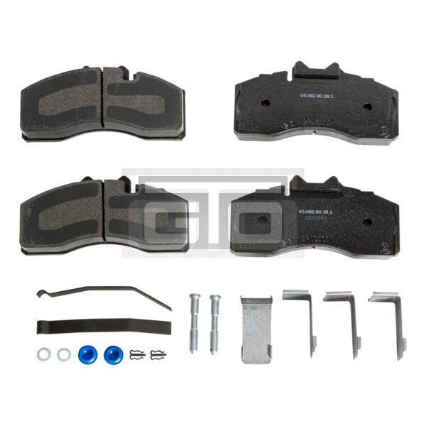 Brake pad kit TSB 3709 - BPW 8302